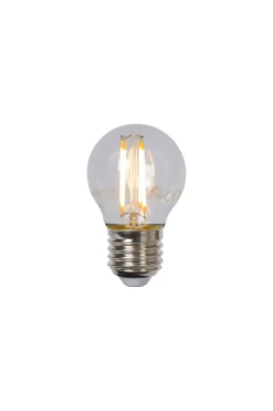 G45 - Filament lamp - Ø 4,5 cm - LED Dimb. - E27 - 1x4W 2700K - Transparant*Lucide Best Sale
