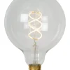 G125 - Filament lamp - Ø 12,5 cm - LED Dimb. - E27 - 1x4,9W 2700K - Transparant*Lucide Cheap