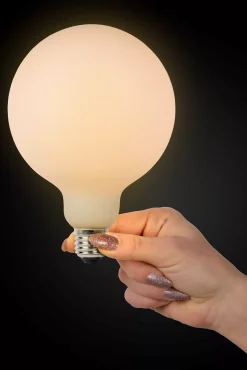 G125 - Filament lamp - Ø 12,5 cm - LED 3 StepDim - E27 - 1x8W 2700K - Opaal*Lucide Sale