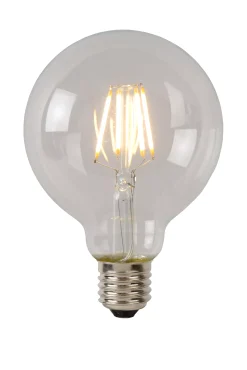G80 Class A - Filament lamp - Ø 8 cm - LED - E27 - 1x7W 2700K - Transparant*Lucide Outlet