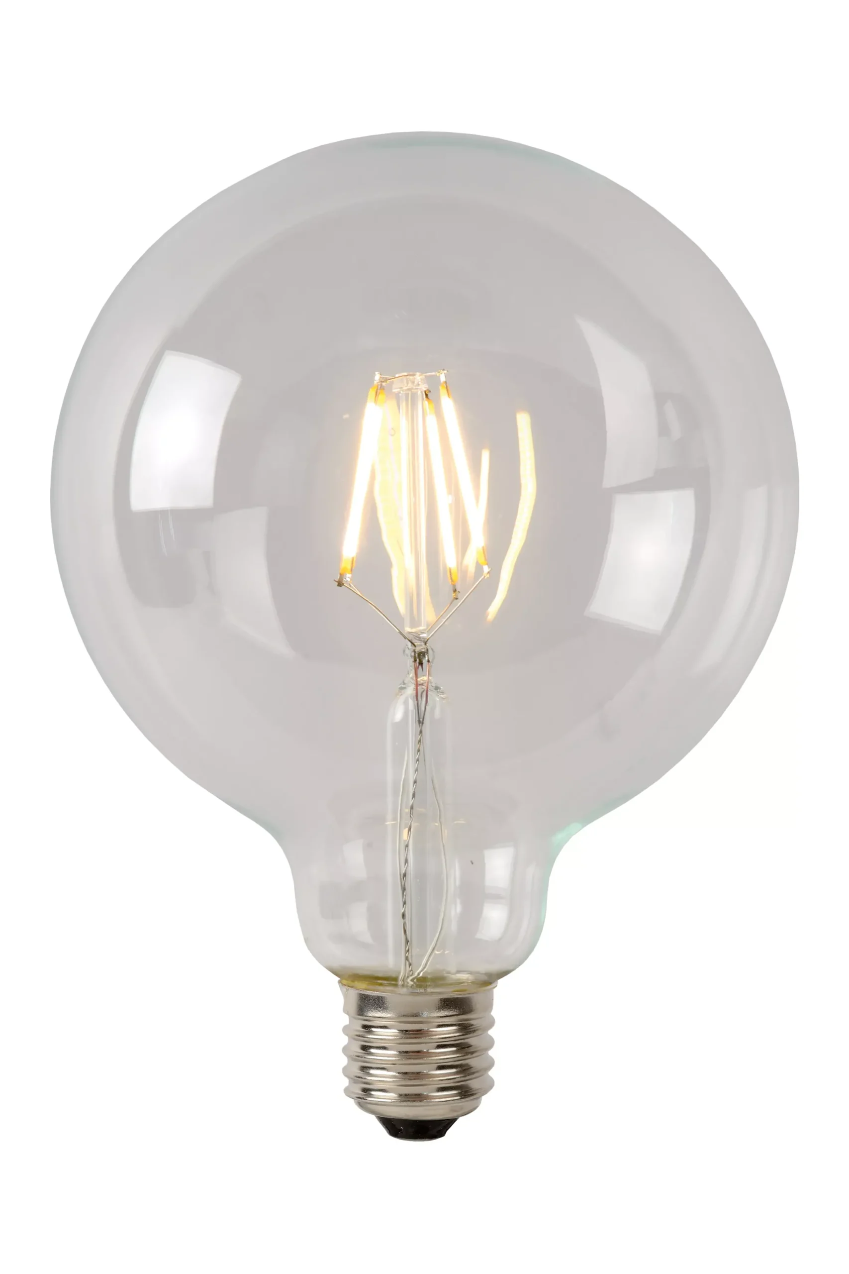 G95 Class B - Filament lamp - Ø 9,5 cm - LED Dimb. - E27 - 1x7W 2700K - Transparant*Lucide Store