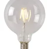 G125 Class B - Filament lamp - Ø 12,5 cm - LED Dimb. - E27 - 1x7W 2700K - Transparant*Lucide Best