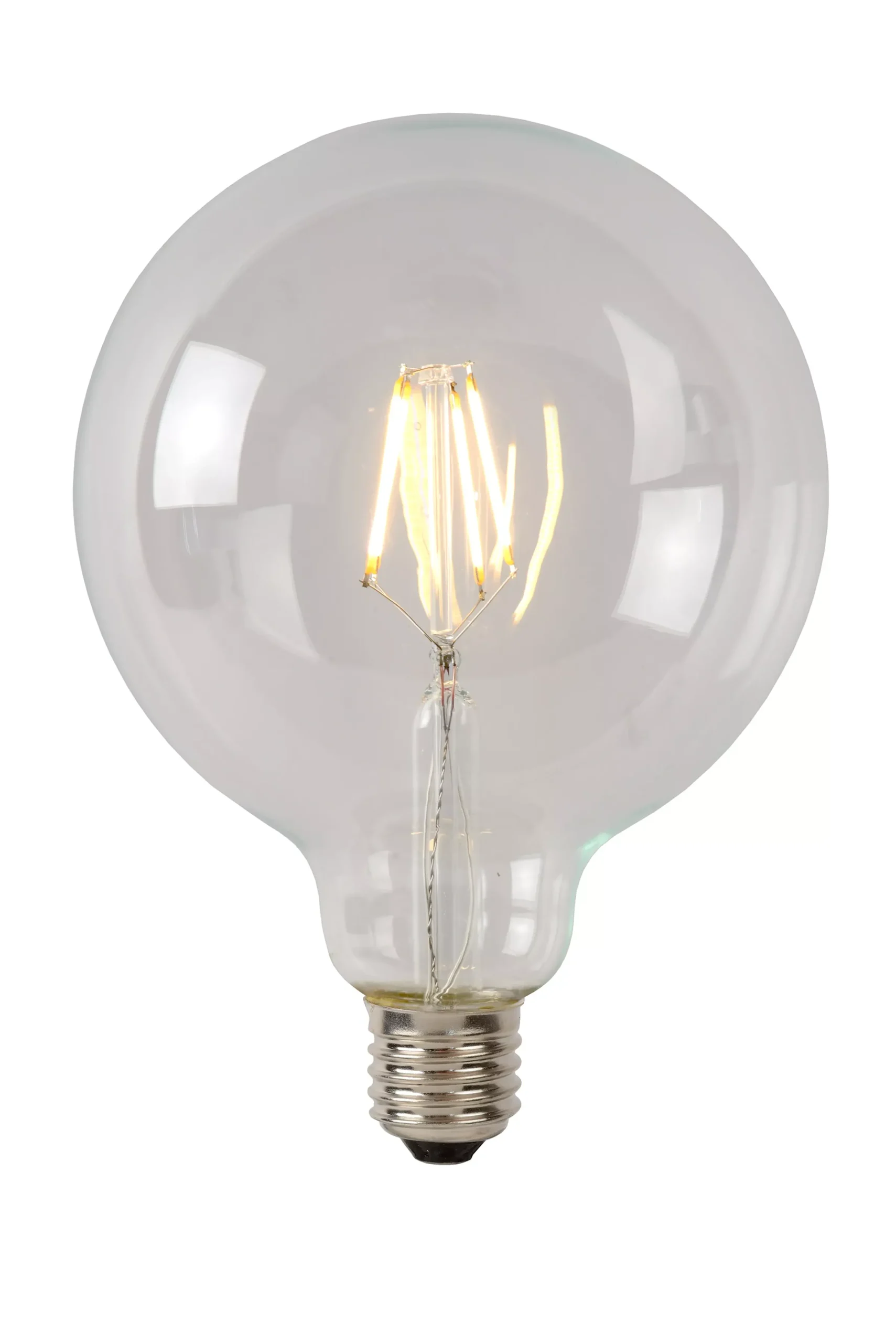 G125 Class B - Filament lamp - Ø 12,5 cm - LED Dimb. - E27 - 1x7W 2700K - Transparant*Lucide Best