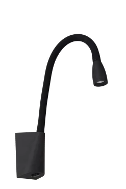 GALEN-LED - Bedlamp / Wandlamp - LED - 1x3W 3000K - Zwart*Lucide New