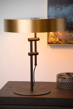 GIADA - Tafellamp - Ø 40 cm - 2xE27 - Mat Goud / Messing*Lucide Hot