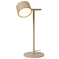 GIAN - Tafellamp - LED Dimb. - 1x9W 2700K - Taupe*Lucide Best