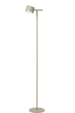 GIAN - Vloerlamp - LED Dimb. - 1x9W 2700K - Taupe*Lucide Online