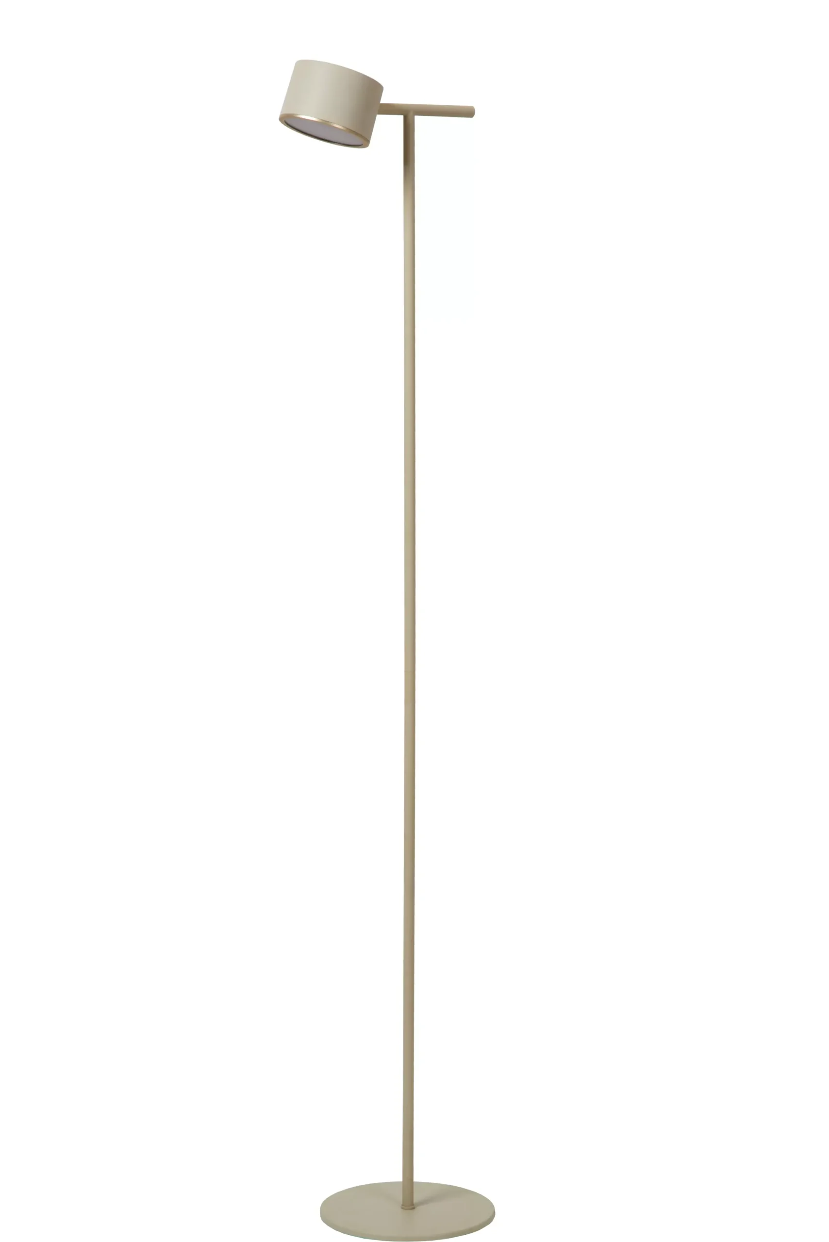 GIAN - Vloerlamp - LED Dimb. - 1x9W 2700K - Taupe*Lucide Online