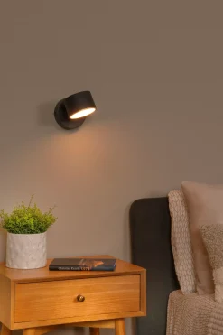 GIAN - Wandlamp - LED Dimb. - Zwart*Lucide Shop