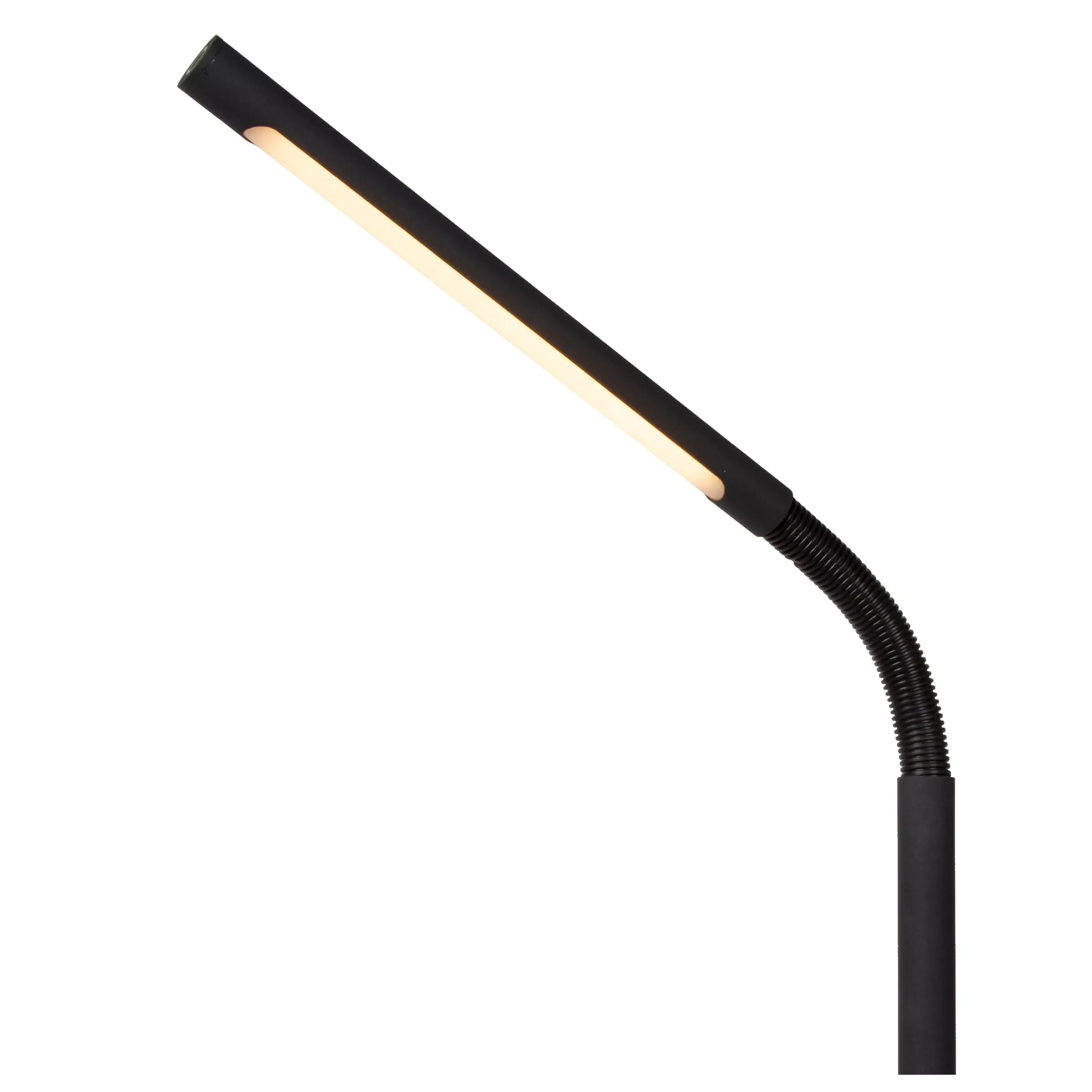 GILLY - Oplaadbare Leeslamp - Accu/Batterij - LED Dimb. - 1x6W 2700K - Zwart*Lucide Shop
