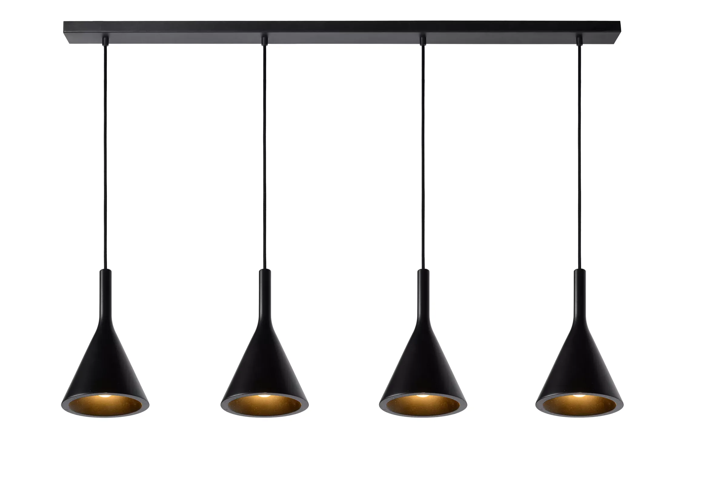GIPSY - Hanglamp - 4xE27 - Zwart*Lucide Sale
