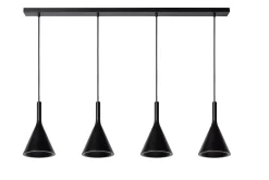 GIPSY - Hanglamp - 4xE27 - Zwart*Lucide Sale