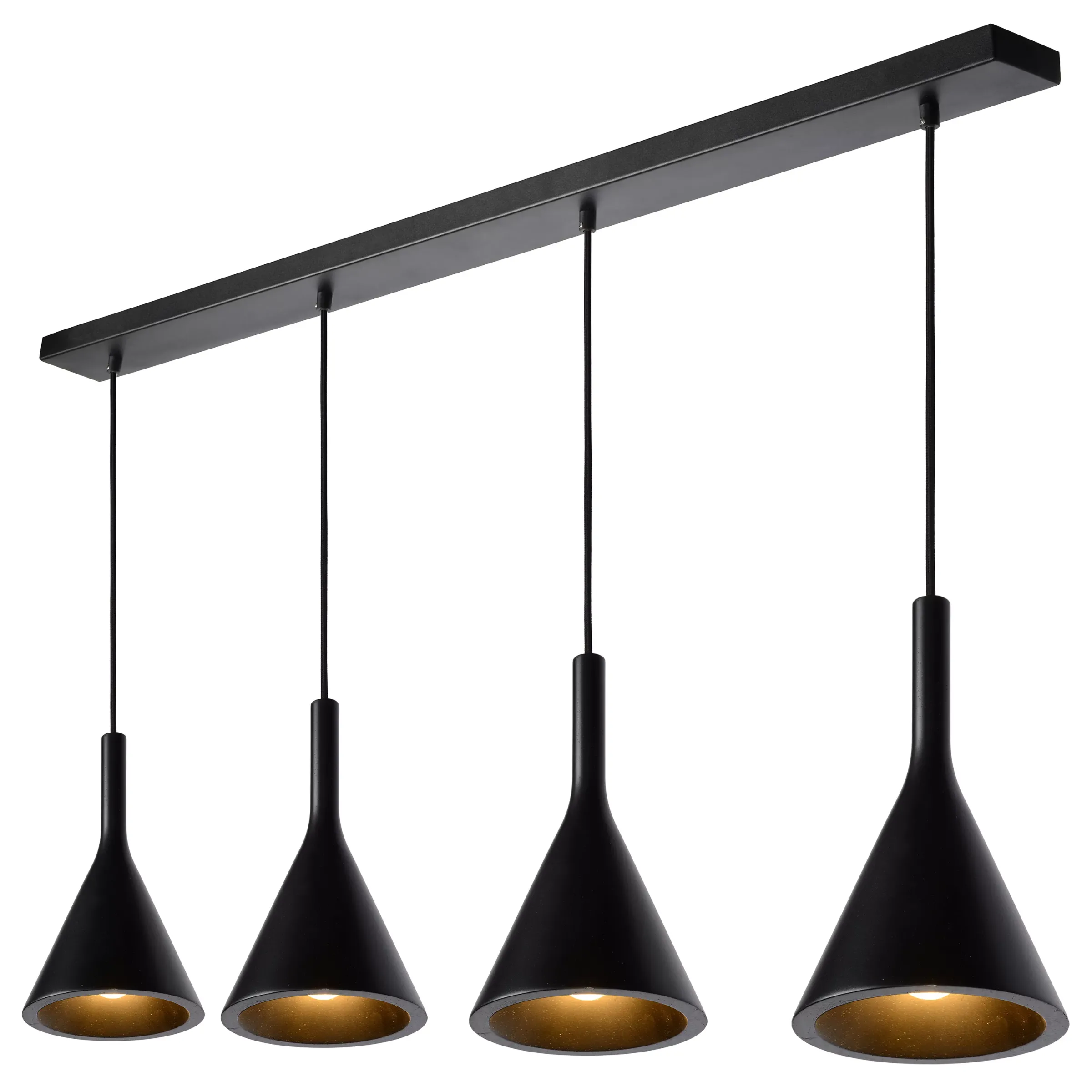 GIPSY - Hanglamp - 4xE27 - Zwart*Lucide Sale