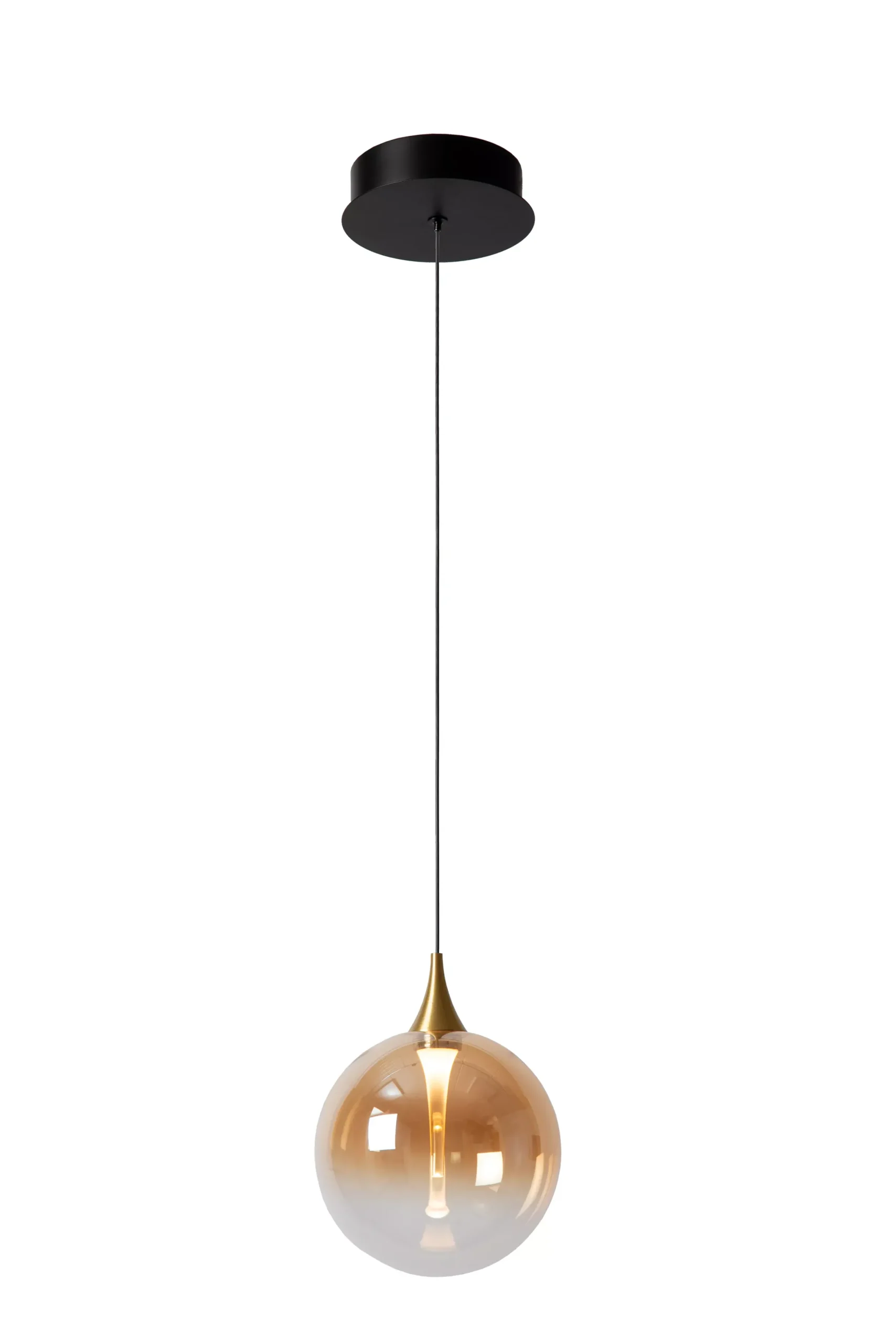 GISELA - Hanglamp - Ø 16 cm - LED - 1x5W 2700K - Amber*Lucide Best