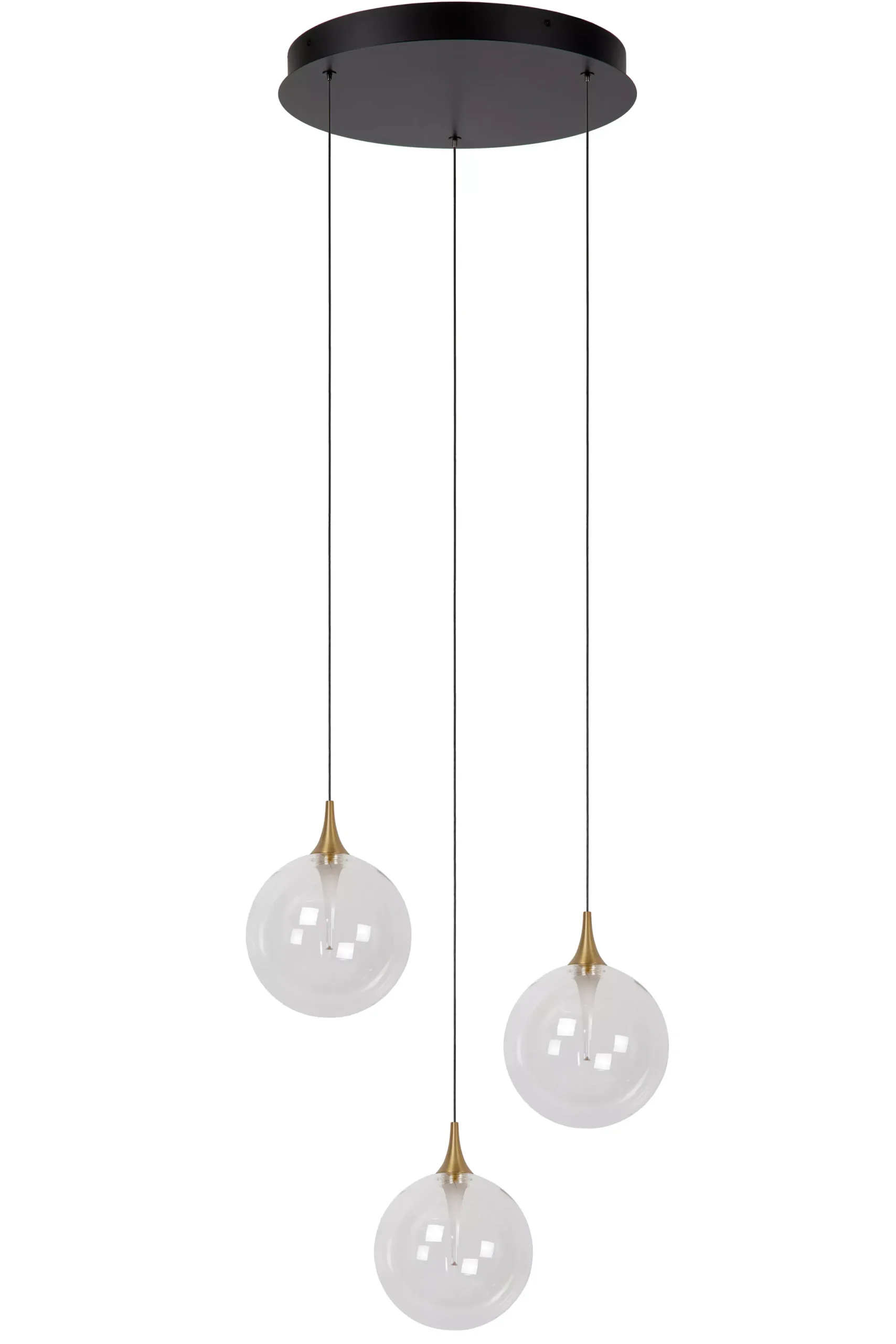GISELA - Hanglamp - Ø 36 cm - LED Dimb. - 3x4,3W 2700K - Transparant*Lucide Best