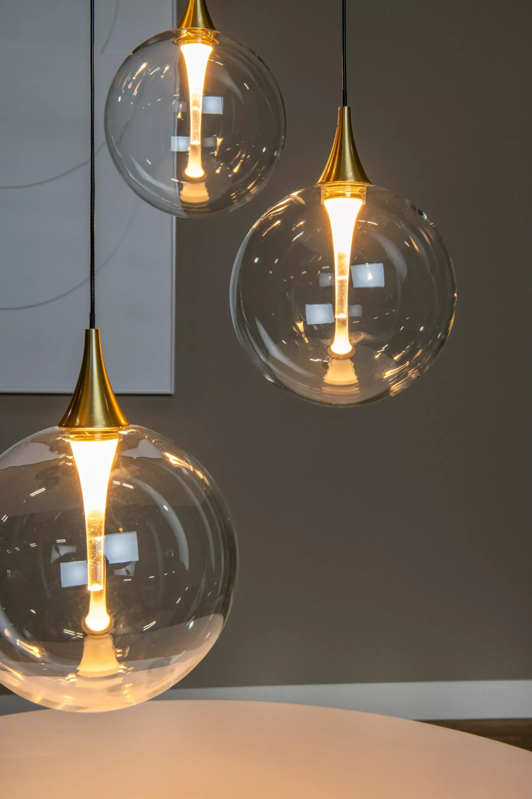 GISELA - Hanglamp - Ø 48 cm - LED Dimb. - 5x3,8W 2700K - Transparant*Lucide Fashion