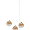 GISELA - Hanglamp - Ø 48 cm - LED Dimb. - 5x3,8W 2700K - Amber*Lucide Shop
