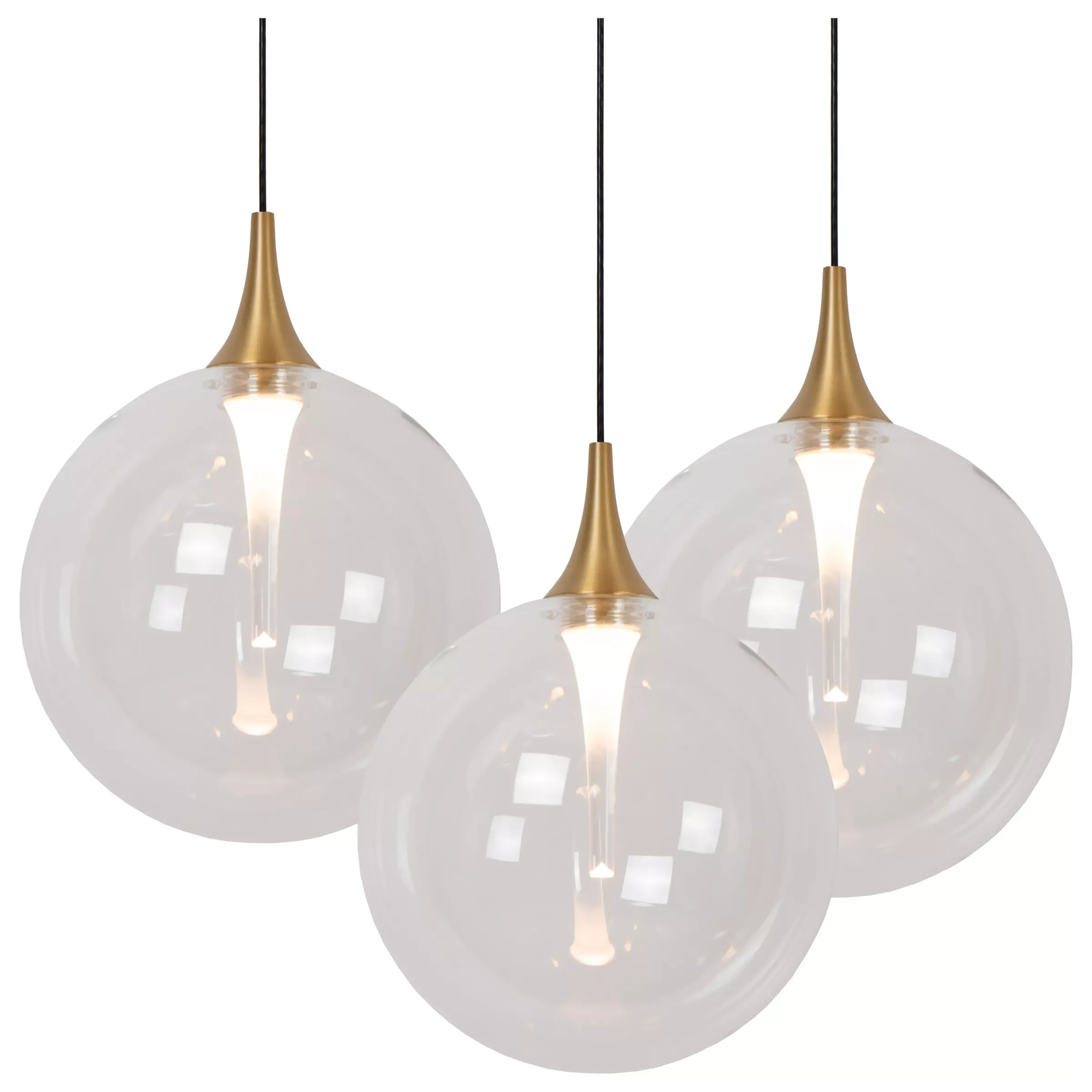 GISELA - Hanglamp - LED Dimb. - 8x3,9W 2700K - Transparant*Lucide Discount