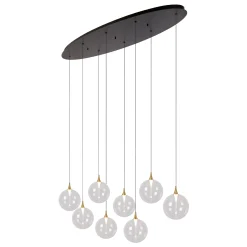 GISELA - Hanglamp - LED Dimb. - 8x3,9W 2700K - Transparant*Lucide Discount