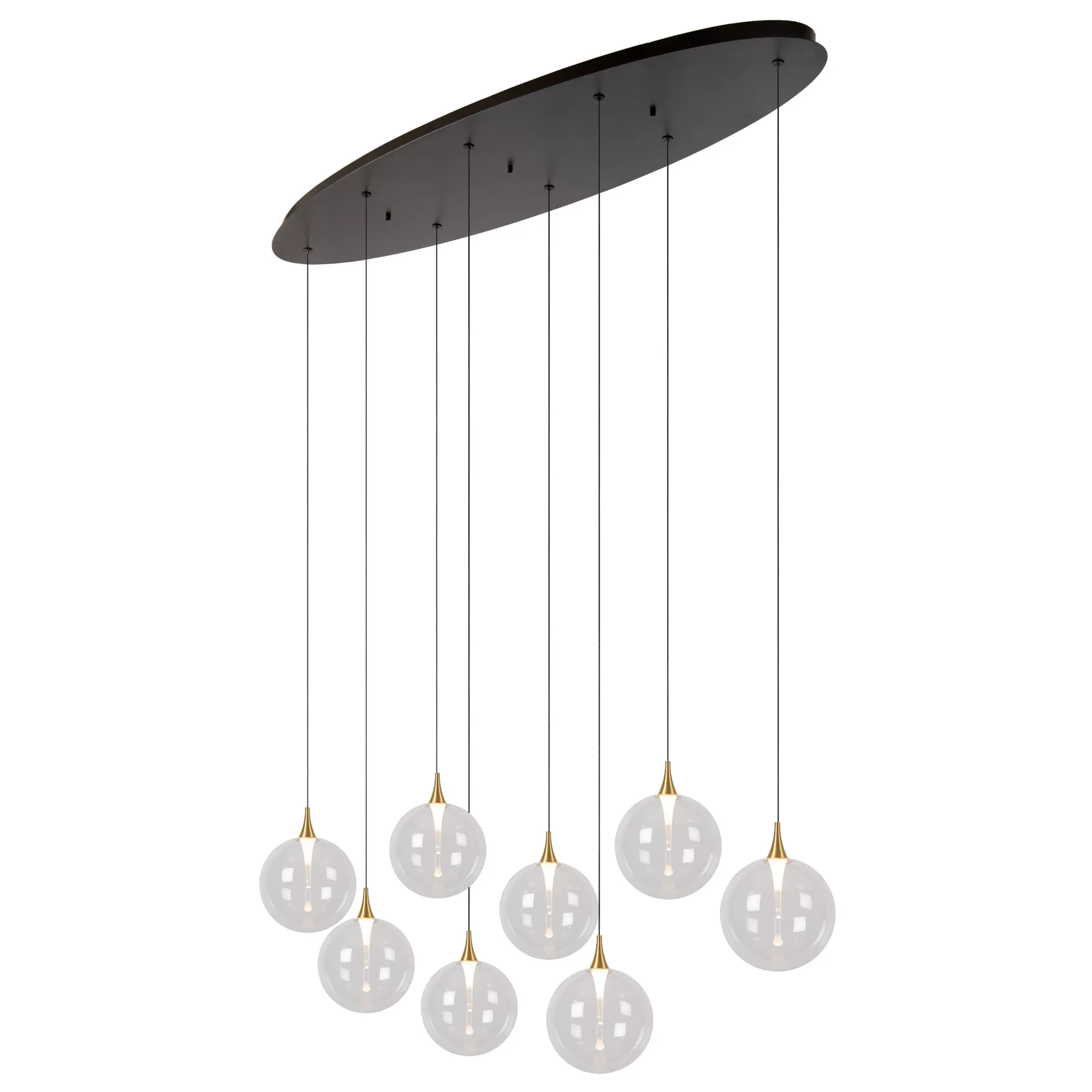 GISELA - Hanglamp - LED Dimb. - 8x3,9W 2700K - Transparant*Lucide Discount