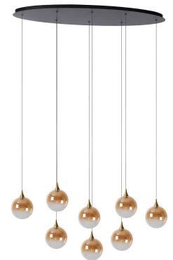 GISELA - Hanglamp - LED Dimb. - 8x3,9W 2700K - Amber*Lucide Cheap