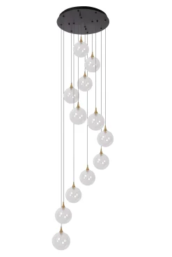 GISELA - Hanglamp - Ø 61 cm - LED Dimb. - 12x3,5W 2700K - Transparant*Lucide Hot
