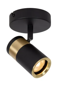 GORIK - Wandspot / Wandlamp - 1xGU10 - Zwart*Lucide Shop