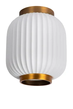 GOSSE - Plafonnière - Ø 19,5 cm - 1xE27 - Wit*Lucide Store