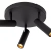 GRADO - Plafondspot - Ø 25 cm - 3xGU10 (MR11) - Zwart*Lucide Best
