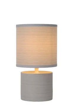 GREASBY - Tafellamp - Ø 14 cm - 1xE14 - Grijs*Lucide Outlet
