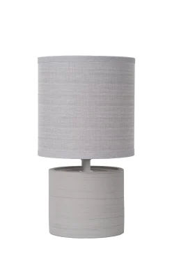 GREASBY - Tafellamp - Ø 14 cm - 1xE14 - Grijs*Lucide Outlet