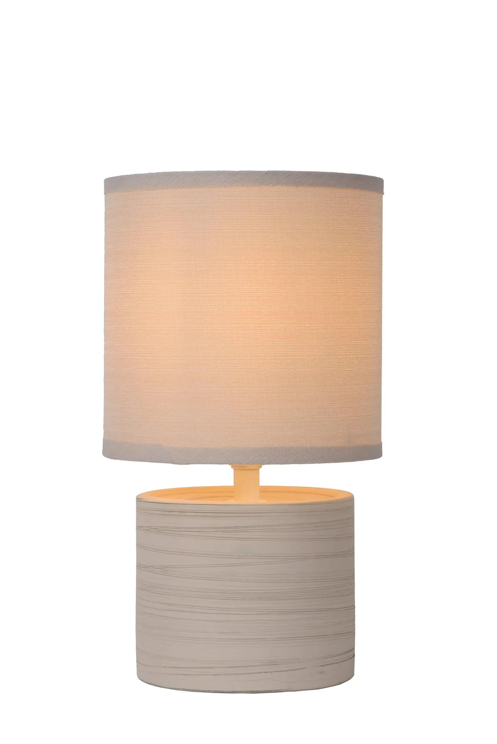 GREASBY - Tafellamp - Ø 14 cm - 1xE14 - Beige*Lucide Store