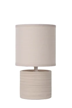 GREASBY - Tafellamp - Ø 14 cm - 1xE14 - Beige*Lucide Store