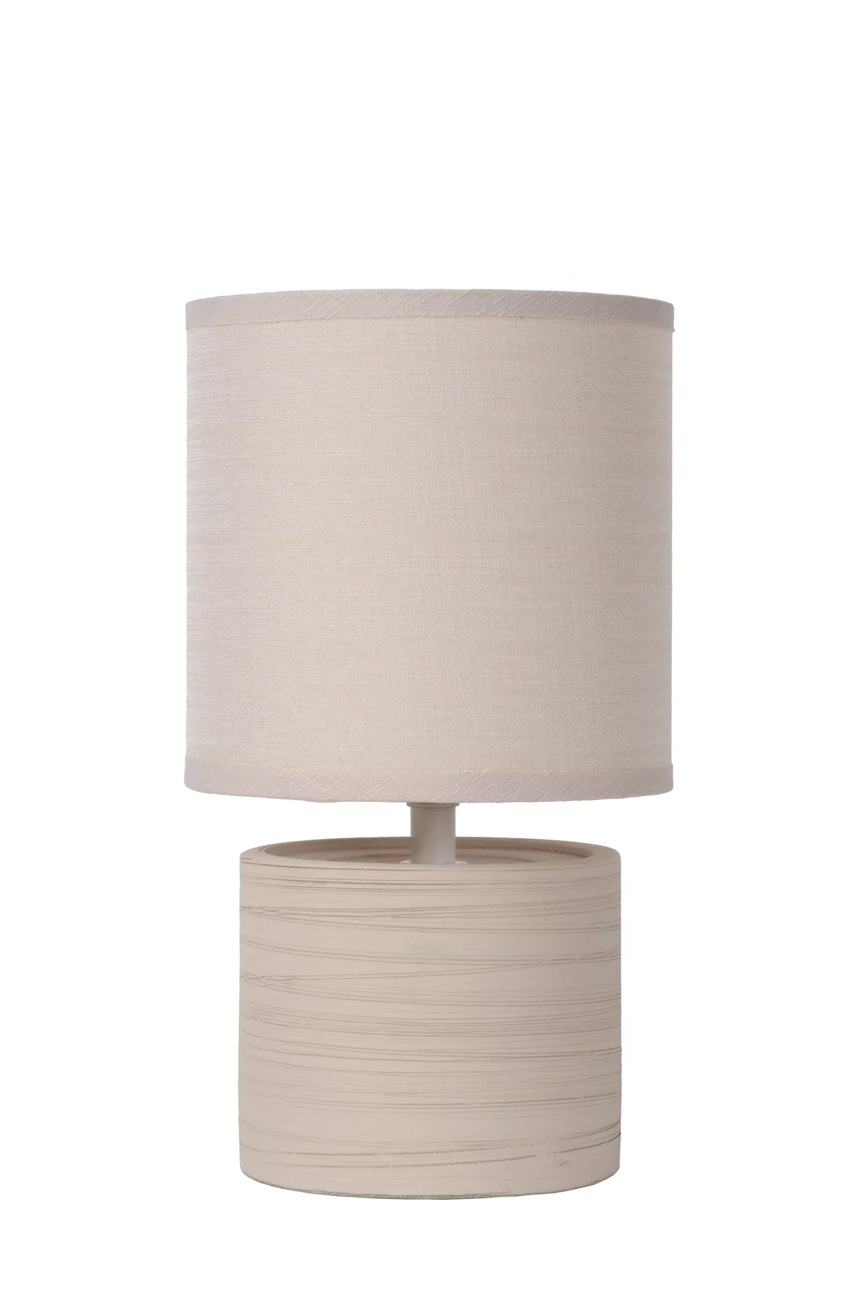 GREASBY - Tafellamp - Ø 14 cm - 1xE14 - Beige*Lucide Store