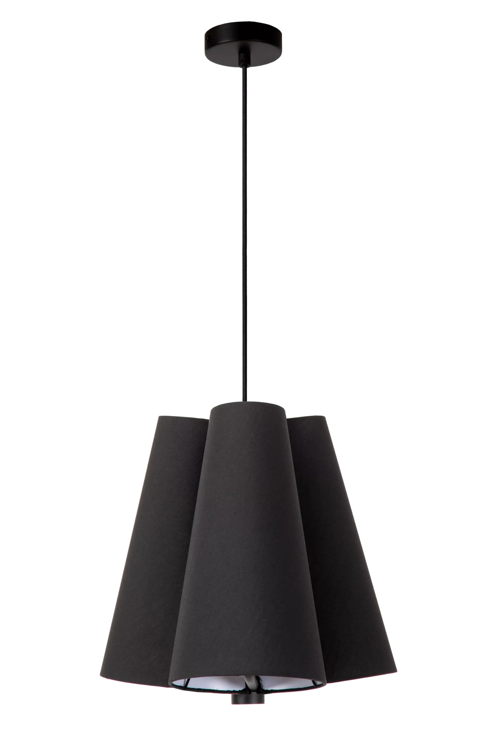 GREGORY - Hanglamp - Ø 34,3 cm - 3xE27 - Zwart*Lucide Discount