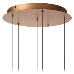 GRIFFITH - Hanglamp - Ø 38 cm - LED Dimb. - CCT - 6x6W 2700K/4000K - Brons*Lucide New