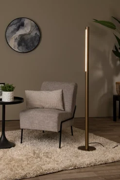 GRIFFITH - Vloerlamp - Ø 21 cm - LED Dimb. - CCT - 1x18W 2700K/4000K - Brons*Lucide Fashion