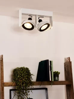 GRIFFON - Plafondspot - LED Dim to warm - GU10 (ES111) - 2x12W 2200K/3000K - Wit*Lucide Sale