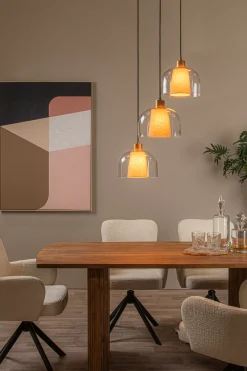 GUNHILD - Hanglamp - 3xE27 - Transparant*Lucide Cheap