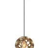 HANNELORE - Hanglamp - Ø 30 cm - 1xE27 - Mat Goud / Messing*Lucide Cheap