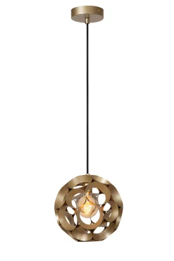 HANNELORE - Hanglamp - Ø 30 cm - 1xE27 - Mat Goud / Messing*Lucide Cheap