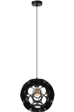 HANNELORE - Hanglamp - Ø 30 cm - 1xE27 - Zwart*Lucide Cheap