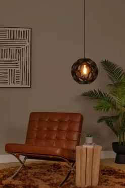 HANNELORE - Hanglamp - Ø 30 cm - 1xE27 - Zwart*Lucide Cheap