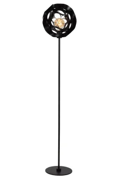 HANNELORE - Vloerlamp - Ø 30 cm - 1xE27 - Zwart*Lucide Shop