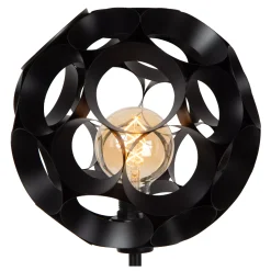 HANNELORE - Vloerlamp - Ø 30 cm - 1xE27 - Zwart*Lucide Shop