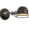 HONORE - Wandlamp - 1xE14 - Roest bruin*Lucide Store