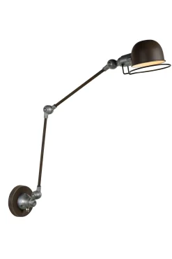 HONORE - Wandlamp - 1xE14 - Roest bruin*Lucide Hot
