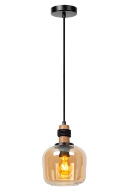 ILONA - Hanglamp - Ø 18 cm - 1xE27 - Amber*Lucide Discount