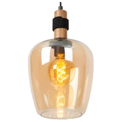 ILONA - Hanglamp - Ø 22 cm - 1xE27 - Amber*Lucide Shop