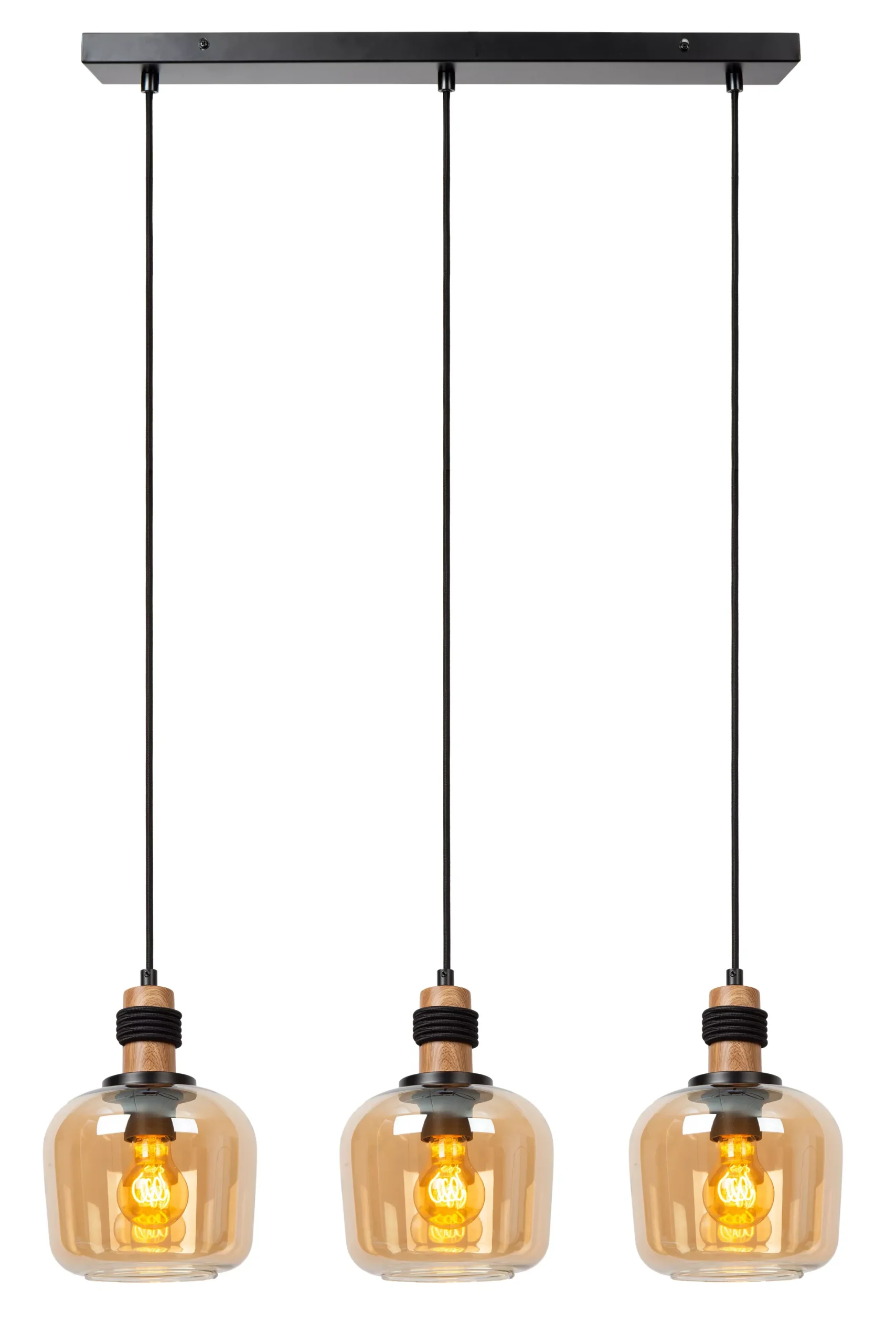 ILONA - Hanglamp - 3xE27 - Amber*Lucide Discount